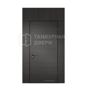 Дверь тамбурная глухая с фрамугой и перегородкой винорит — винорит ТД-99